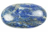 Polished Lapis Lazuli Palm Stone - Pakistan #250685-1